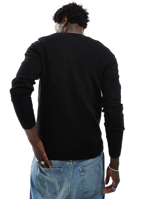 Levi s Original Pull en maille avec logo de la marque Noir ASOS