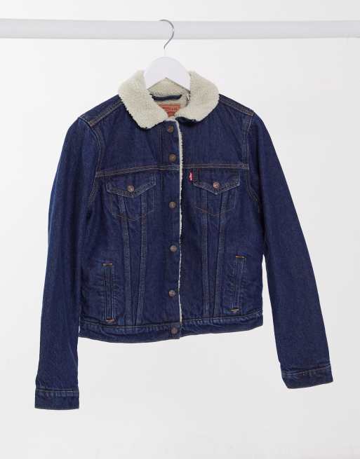 Original Sherpa Trucker Jacket - Medium Wash