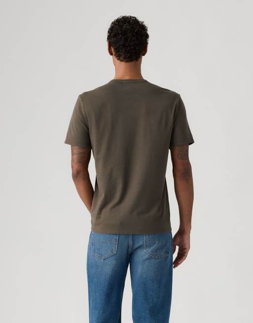 Levi's - Original - T-shirt in bruin, 2 van 4