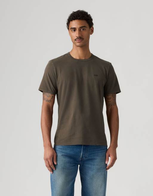 Levi's - Original - T-shirt in bruin, 4 van 4