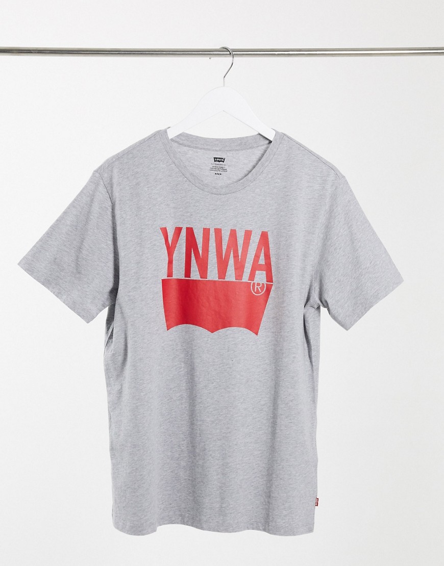 Levi's Original – T-shirt med YNWA-tryck-Vit