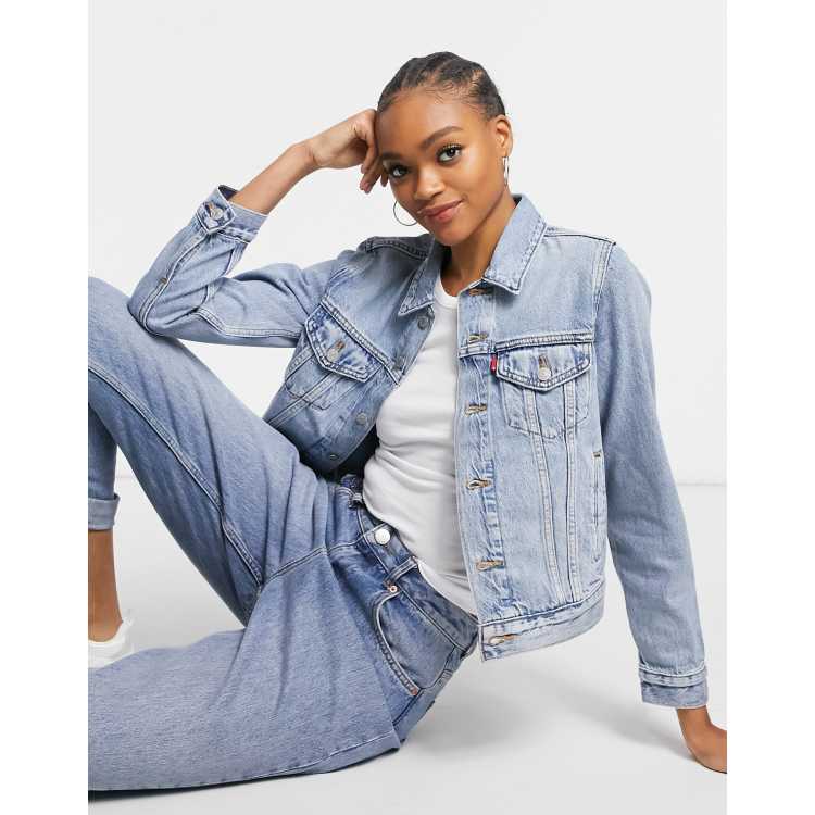 Denim jacket women sales levis