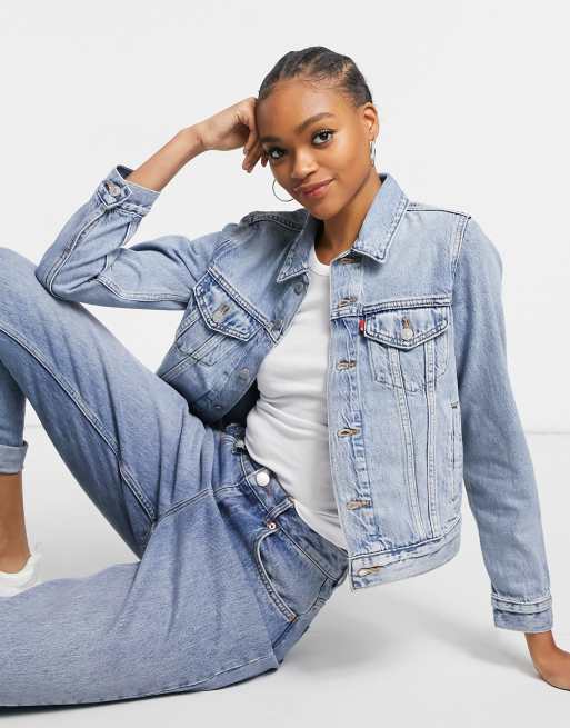 Levis denim cheap jacket women