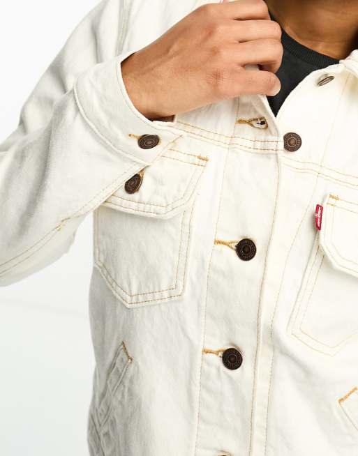 Off white store levis denim jacket