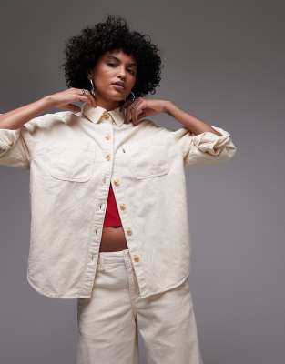 Levi's Orion Cord Overshirt In Beige-neutral