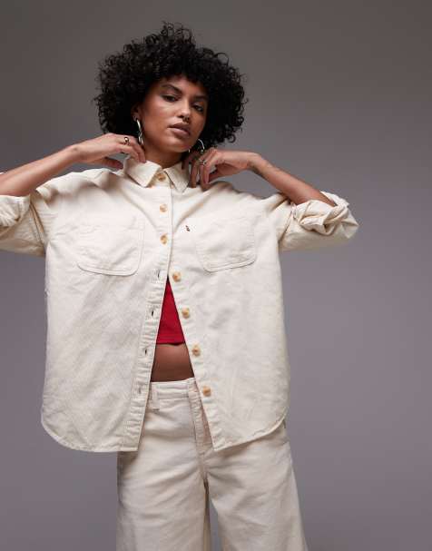 Levi's - Orion - Surchemise en velours côtelé - Beige - view 1