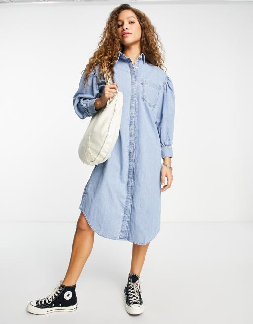 Levis on sale shirt dress