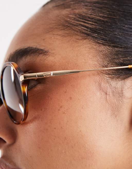 Levi's Oval sunglasses with brown lenses in brown - BROWN, 2 of 3