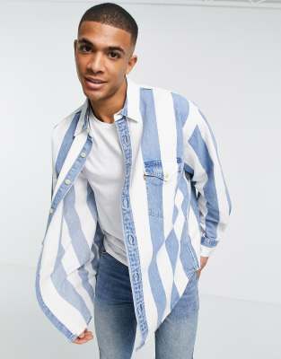 michael kors mens denim shirt