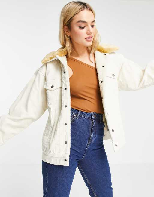 Levi's faux shop fur trucker jacket