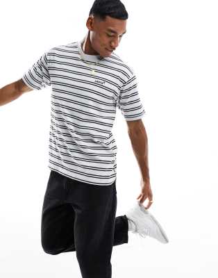Levi's Striped Pattern Long Sleeve T-Shirt, Men's Size L cotton blue type Vintage Second Hand