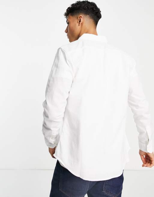 Levi's oxford shirt with small logo in white