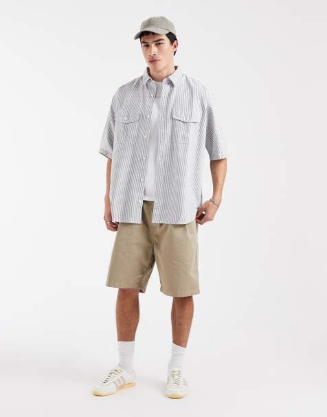 Levi's – Pacifica – Luźna koszula z krótkimi rękawami w czarne paski - view 1