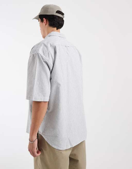 Levi's – Pacifica – Luźna koszula z krótkimi rękawami w czarne paski, 5 z 5