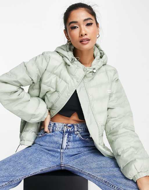 Levi's packable padded jacket in green | ASOS