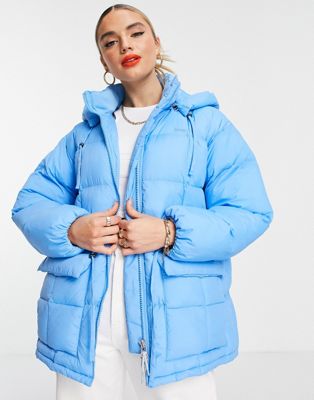 Levi's padded jacket in blue - ASOS Price Checker