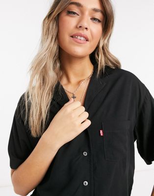 Levi's Paloma Shirt in Black | ASOS