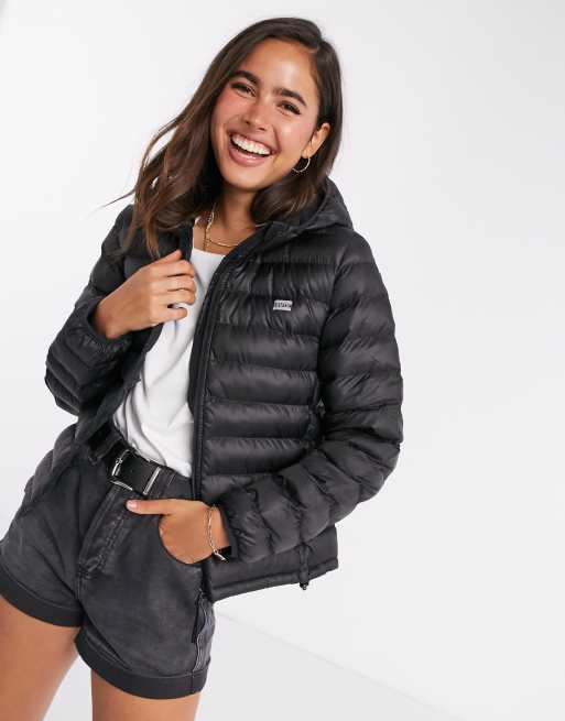 Levi's Pandora packable padded jacket in black | ASOS