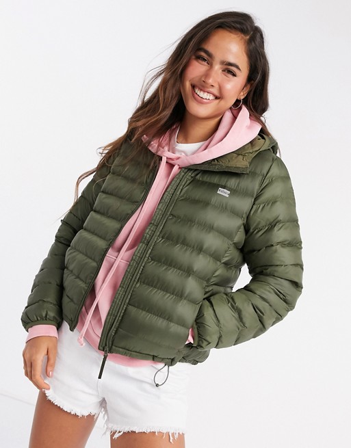 Levi's Pandora packable padded jacket in green