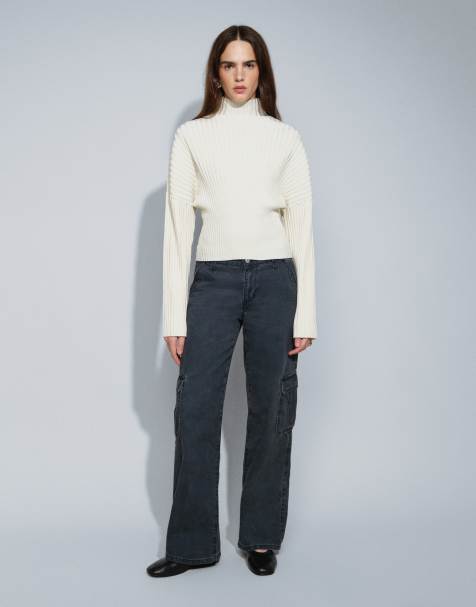 Levi's pantalon cargo ample superlow en noir délavé - view 1