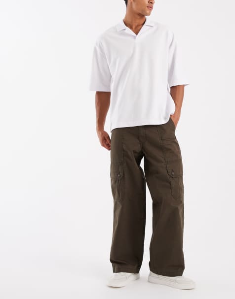 Levi's pantalon cargo extra ample kaki - view 1