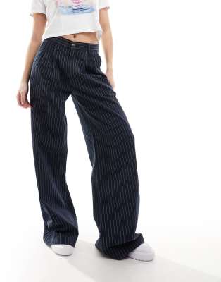 Pantalon De Survêtement VINCE - Bleu Marine & Rayures Blanches - Taille S - Neuf Avec Étiquettes