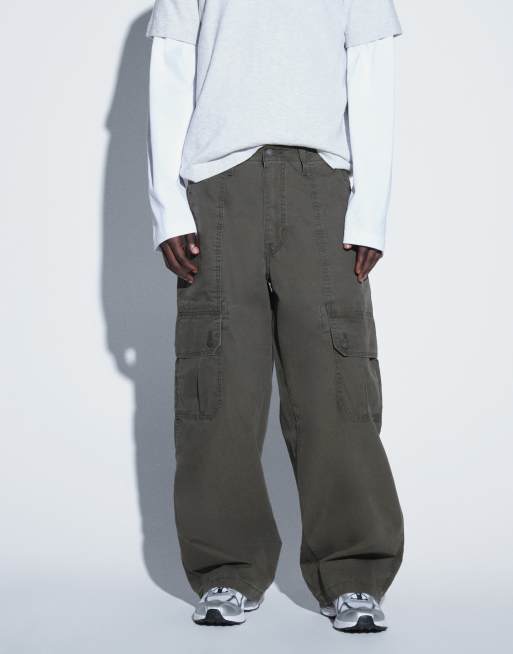 Levi's pantalones cargo extragrandes en caqui, 5 de 5
