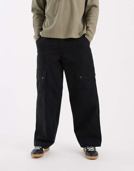 Levi's pantalones cargo holgados en negro, 2 de 5