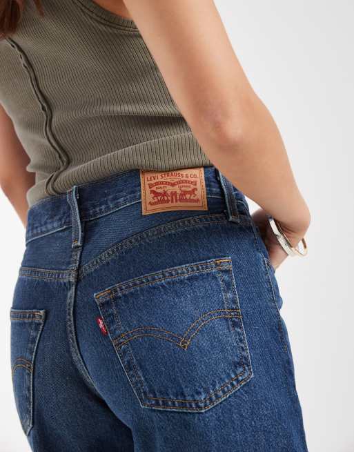 Levi's - Pantalones cortos azul medio holgados '94, 4 de 5