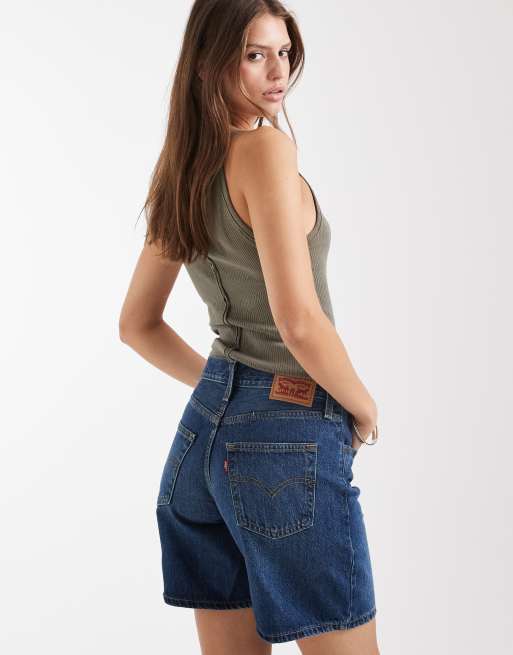 Levi's - Pantalones cortos azul medio holgados '94, 5 de 5