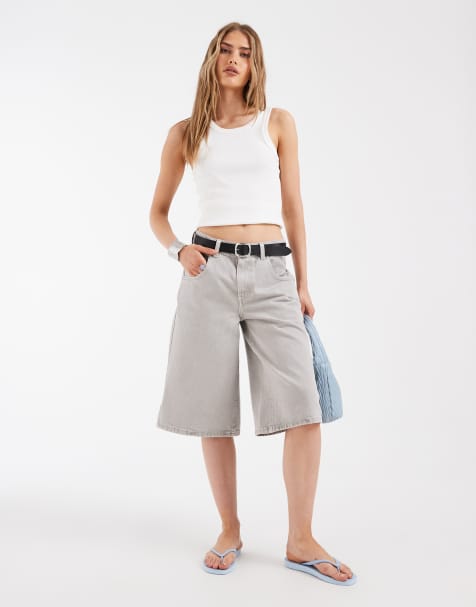 Levi's - Pantalones cortos grises de corte alargado muy holgado - view 1