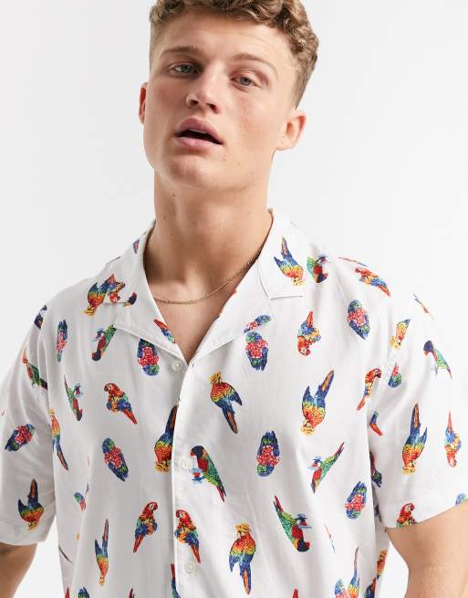 Levi's store parrot shirt