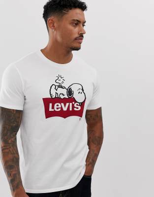 snoopy t shirt levis