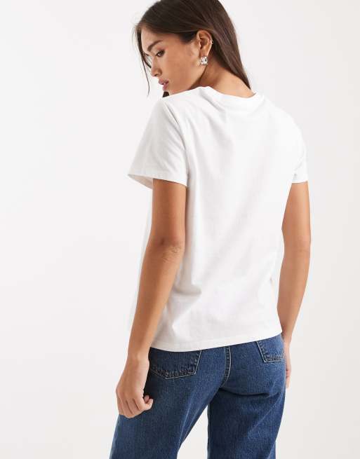 Levi's perfect logo t-shirt in white, 4 of 4