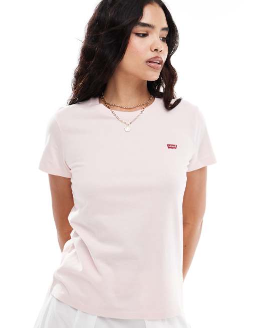 Levi's - Perfect - T-shirt à petit logo - Rose, 2 de 4