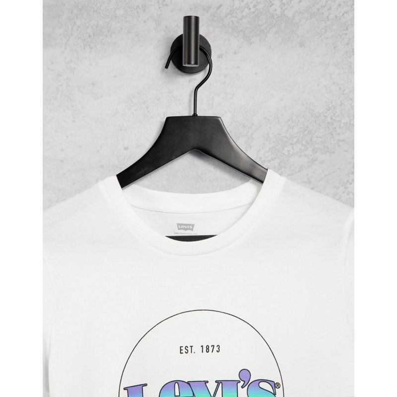 GJoMB  Levi's - Perfect - T-shirt bianca con logo circolare