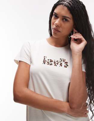 Levi's Perfect T-shirt With Leopard Logo