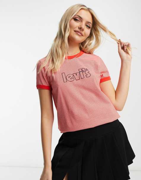 ASOS DESIGN super crop t-shirt in bright pink