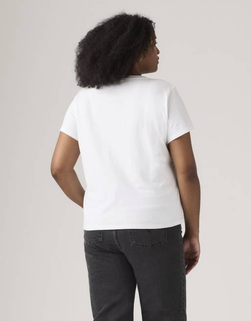 Levi's Perfect tee (taglia comoda) beige, 2 di 4