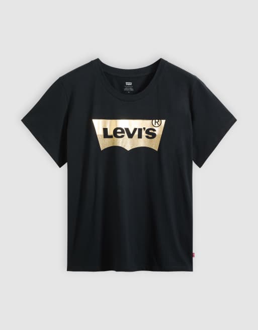 Levi's Perfect tee (taglia comoda) nero