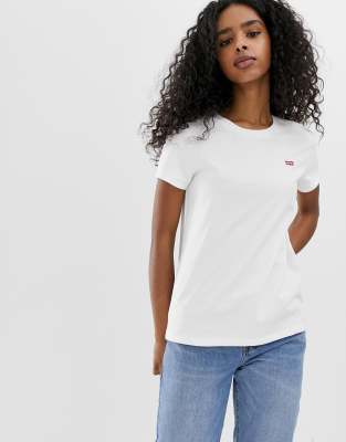 levis white t shirt for women