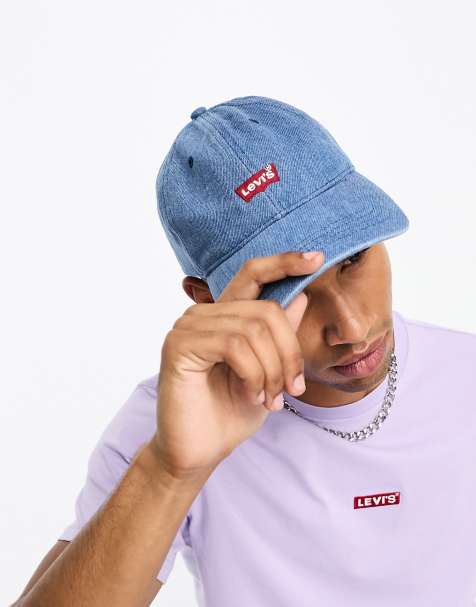 Levi's - Pet in denim blauw met vleermuislogo - view 1