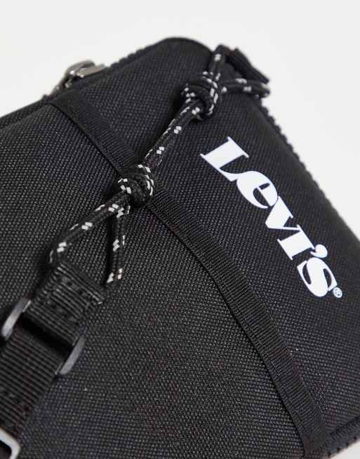 Levi's – Pilotentasche in Schwarz mit Logo, 4 von 4