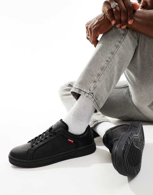 Levi's - Piper - Sneakers in pelle nere con logo