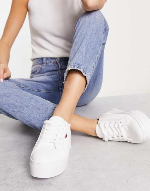 Levis cheap platform sneakers