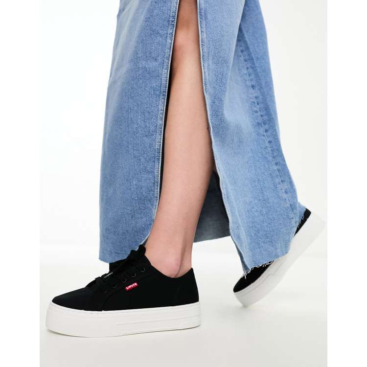 Levis platform sneakers outlet