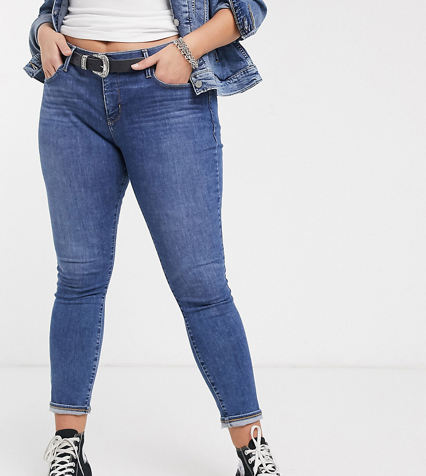 Levi's - Plus 310 - Vormende skinny jeans-Blauw