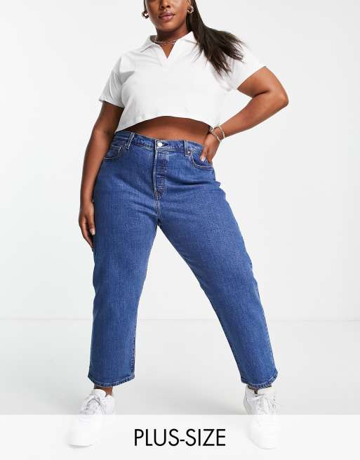 Levi's plus size wide sale leg jeans