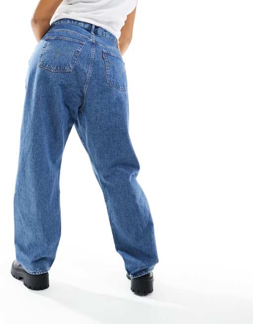 Levi's Plus - 501 - Jeans in lichte wassing blauw, 5 van 5