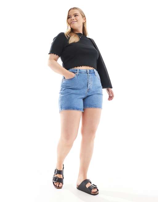 Levi's Plus - 501 Original - Short in lichtblauw 